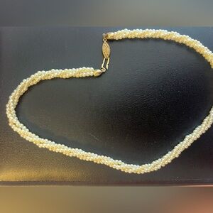 Twisted Pearl Necklace